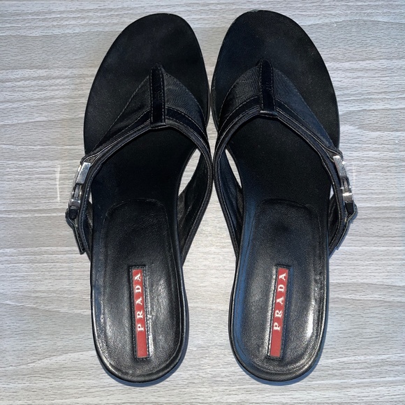 Prada Thong Sandals - Picture 1 of 4